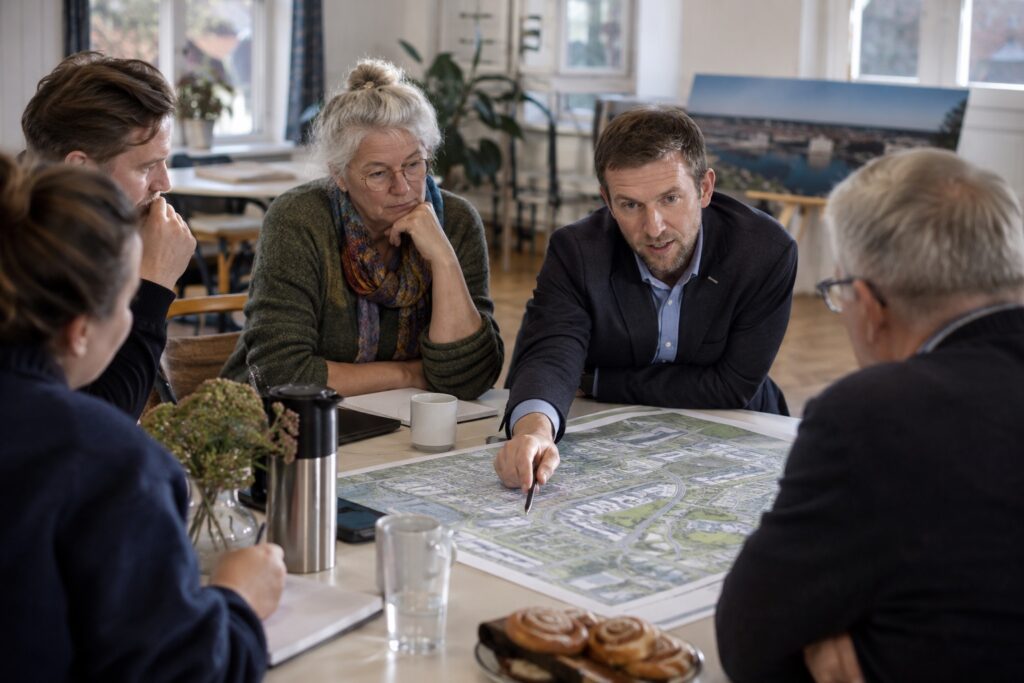 AI-genereret illustration til Hvad er borgerinddragelse?